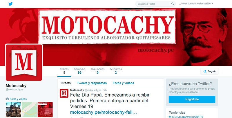 Sigue a Motocachy en Twitter