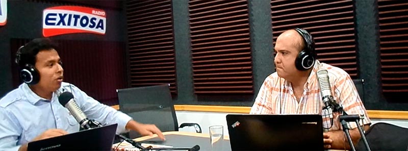 Entrevista a Sergio Gonzalez en Radio Exitosa