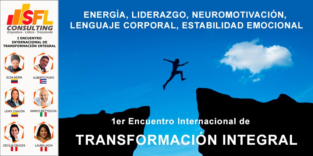 Primer Encuentro Internacional de Transformación Integral - SFL Consulting SAC - Overflow.pe