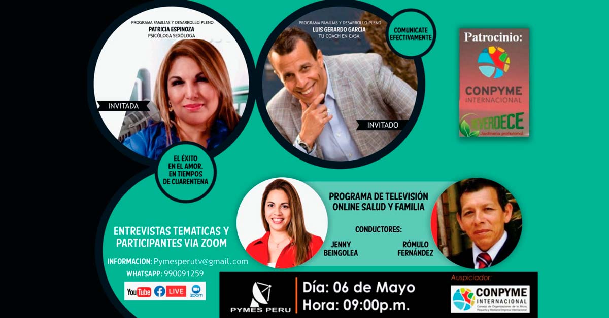 Pymes Perú RTV - Segmento Salud y Familia Edición 06-05-2020