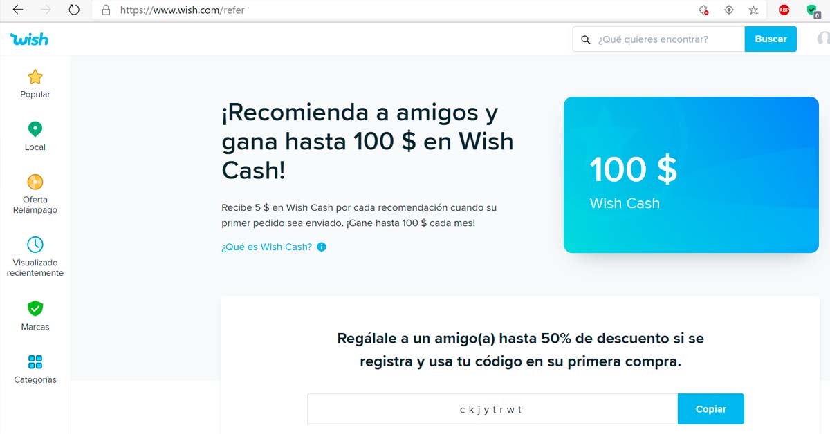 Gana cien dólares para comprar con wish - Alerta Emprendedora Overflow.pe