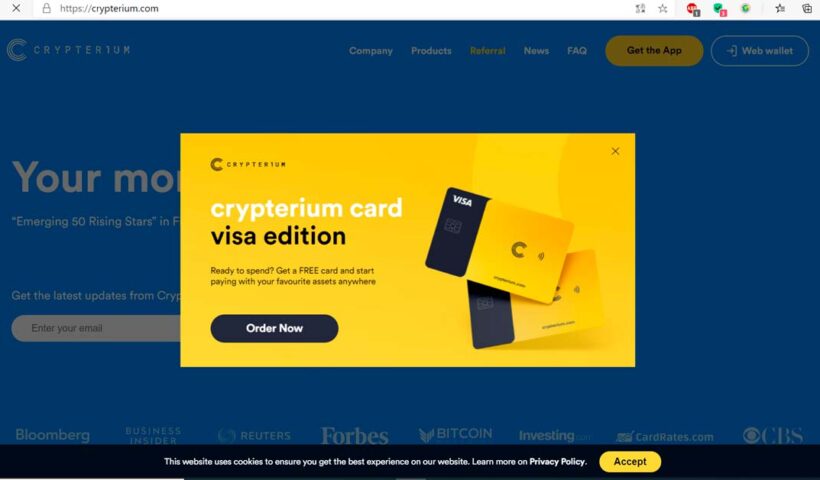 Crypterium Edición VISA - Aplicaciones para Emprendedores - Overflow.pe