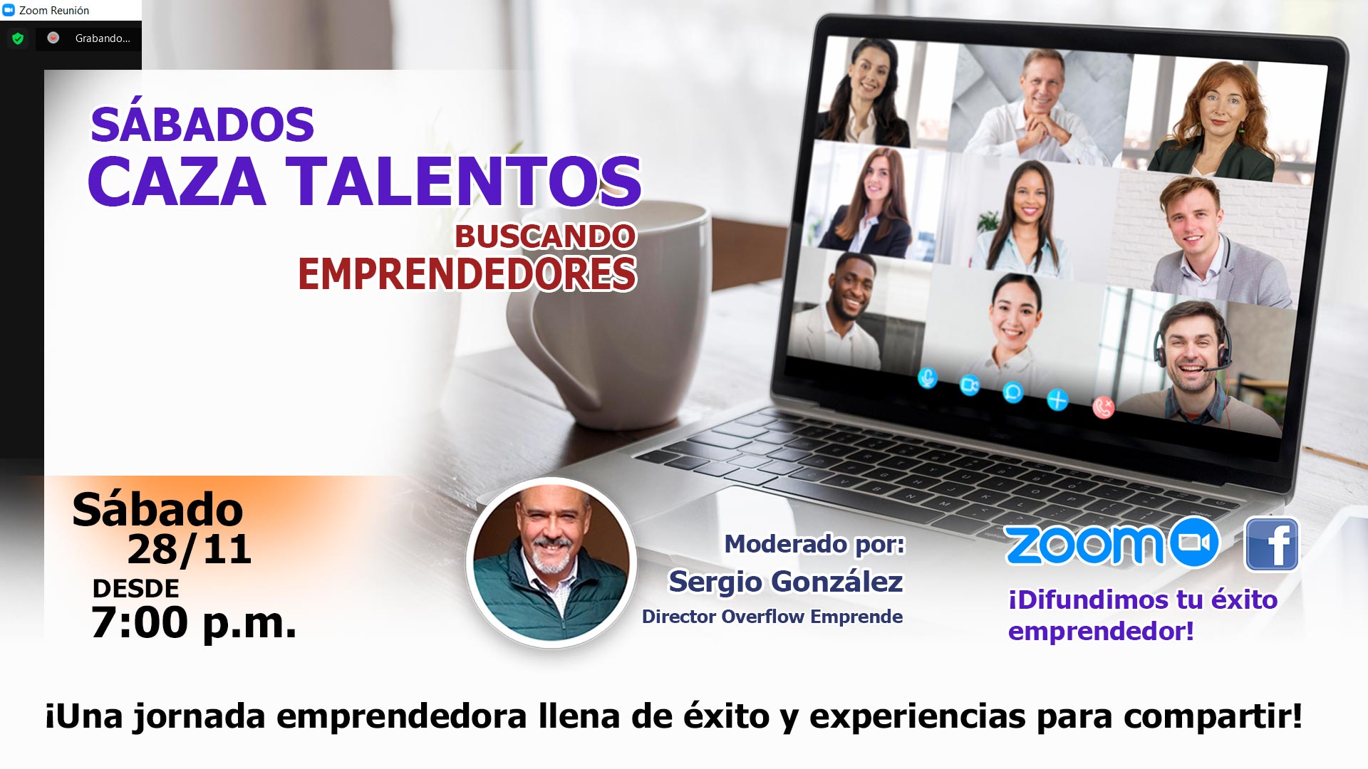 Sábados Caza Talentos - Buscando Emprendedores - 28-11-2020 - Overflow.pe Sábados Caza Talentos - Buscando Emprendedores - 28-11-2020 - Overflow.pe
