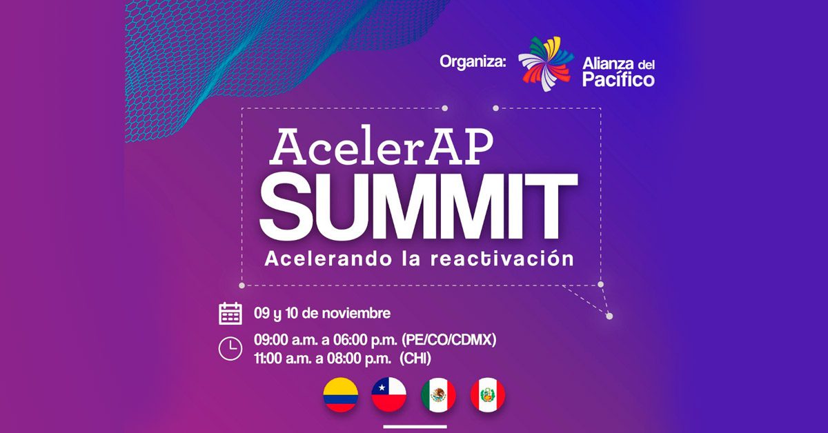 AcelerAP Summit 2021 este 9 y 10 de Noviembre