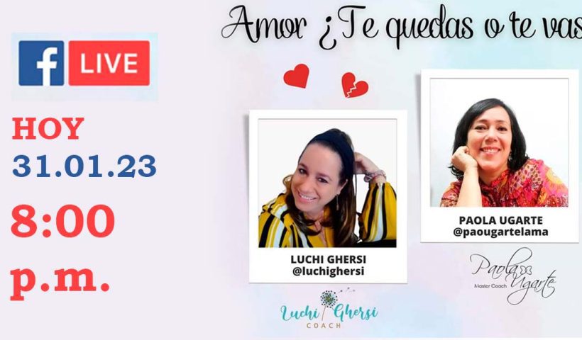 Webinar Amor: ¿te quedas o te vas?