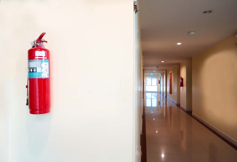 Los extintores para empresas en un Hotel son parte del sistema de seguridad