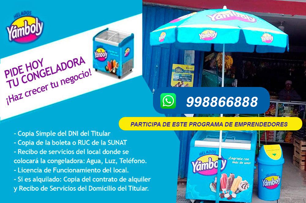 Para Vender Helados Yamboli - Participa del programa de emprendedores Overflow Emprende
