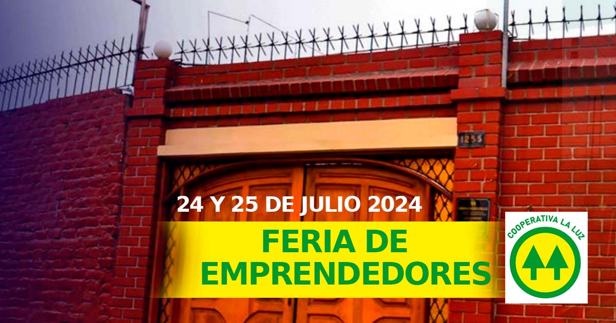 Feria de Emprendedores Cooperativa la Luz Julio 2024