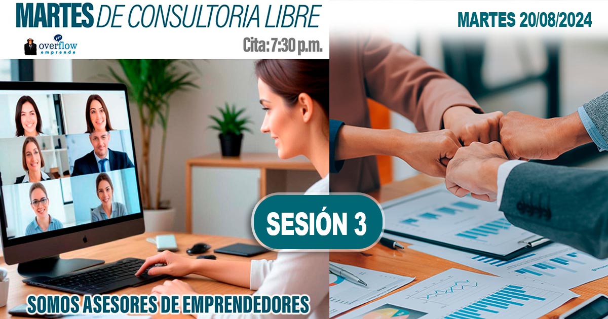 3er Martes de Consultoría Libre 2da Temporada 20-08-2024