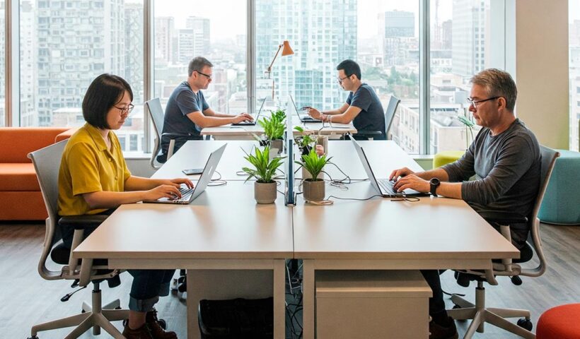 Muebles esenciales para coworkings: 3 protagonistas