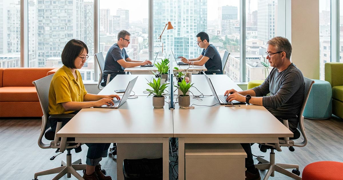 Muebles esenciales para coworkings: 3 protagonistas