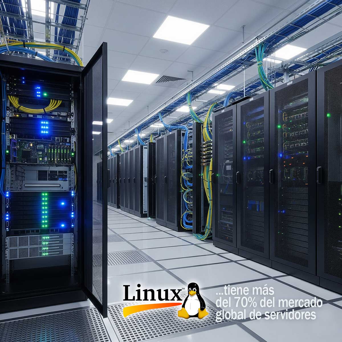 Linux está instalado en un amplio grupo de servidores en el mercado tecnológico Linux está instalado en un amplio grupo de servidores en el mercado tecnológico