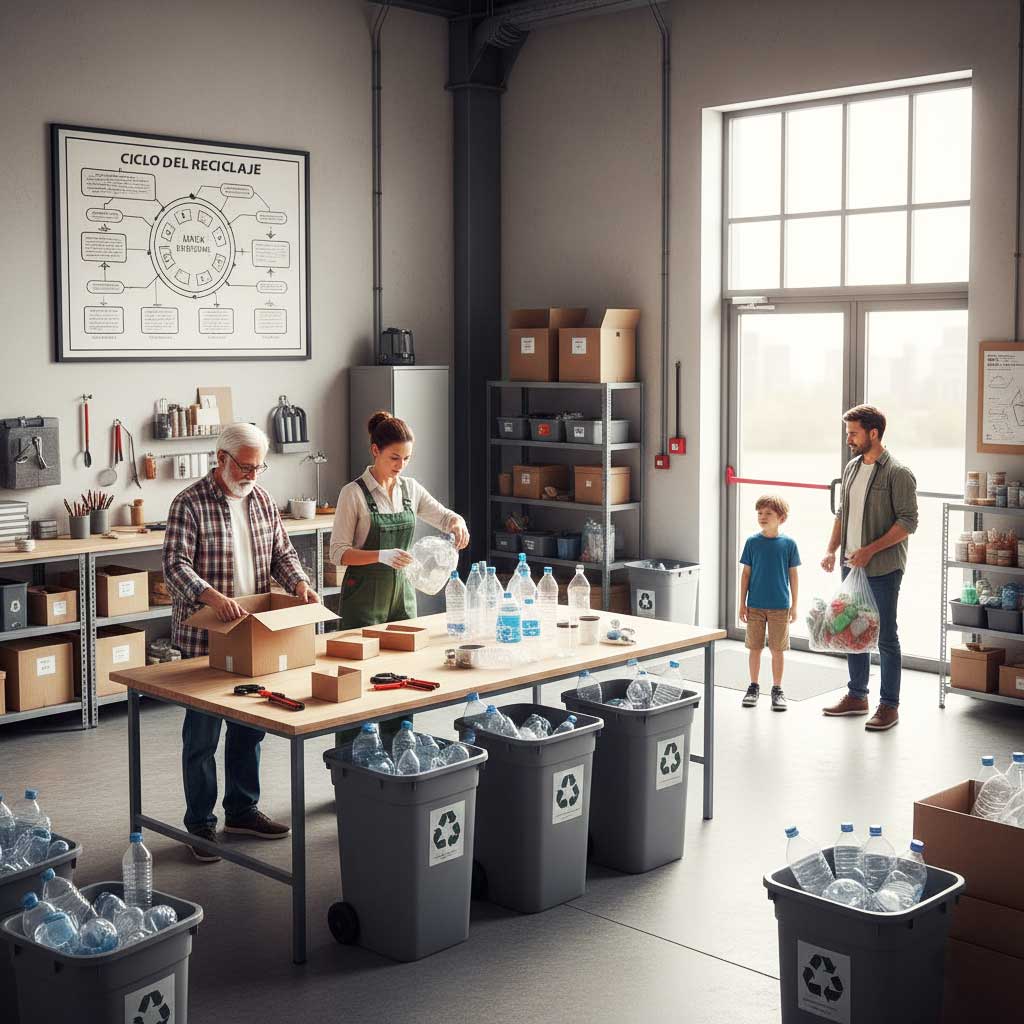 Un negocio de reciclaje comunitario es una muy buena alternativa en el barrio.