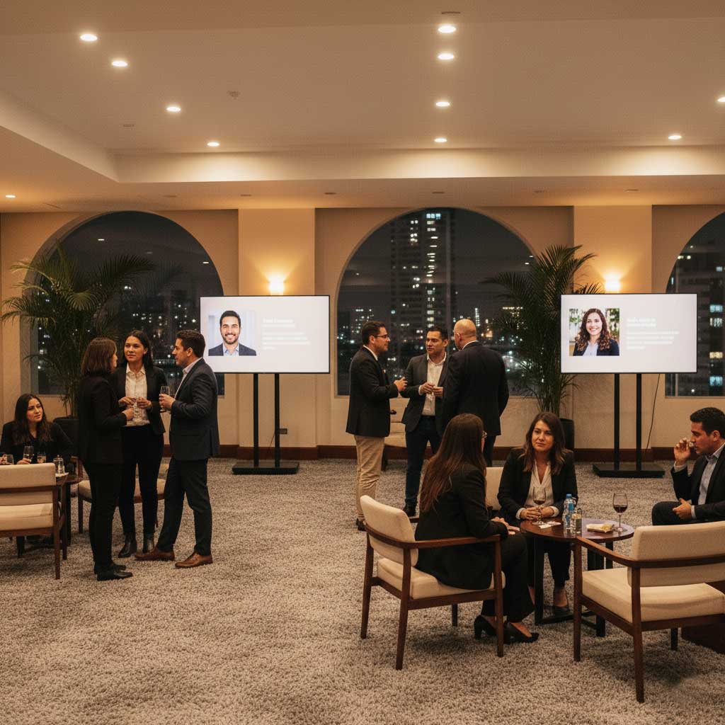 La tecnología debe aportar a un evento presencial de forma orgánica. La tecnología debe aportar a un evento presencial de forma orgánica.