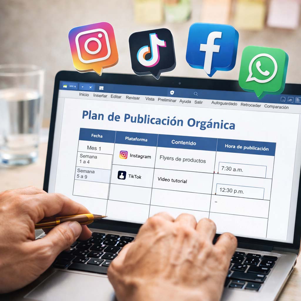 Venta orgánica digital necesita de un plan de publicación efectivo y coherente