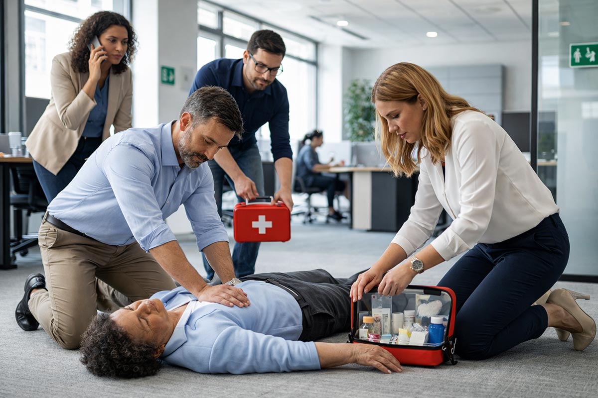 Una emergencia médica en tu negocio se asumirá mucho mejor si hay políticas anticipación recursos y capacitación Una emergencia médica en tu negocio se asumirá mucho mejor si hay políticas anticipación recursos y capacitación