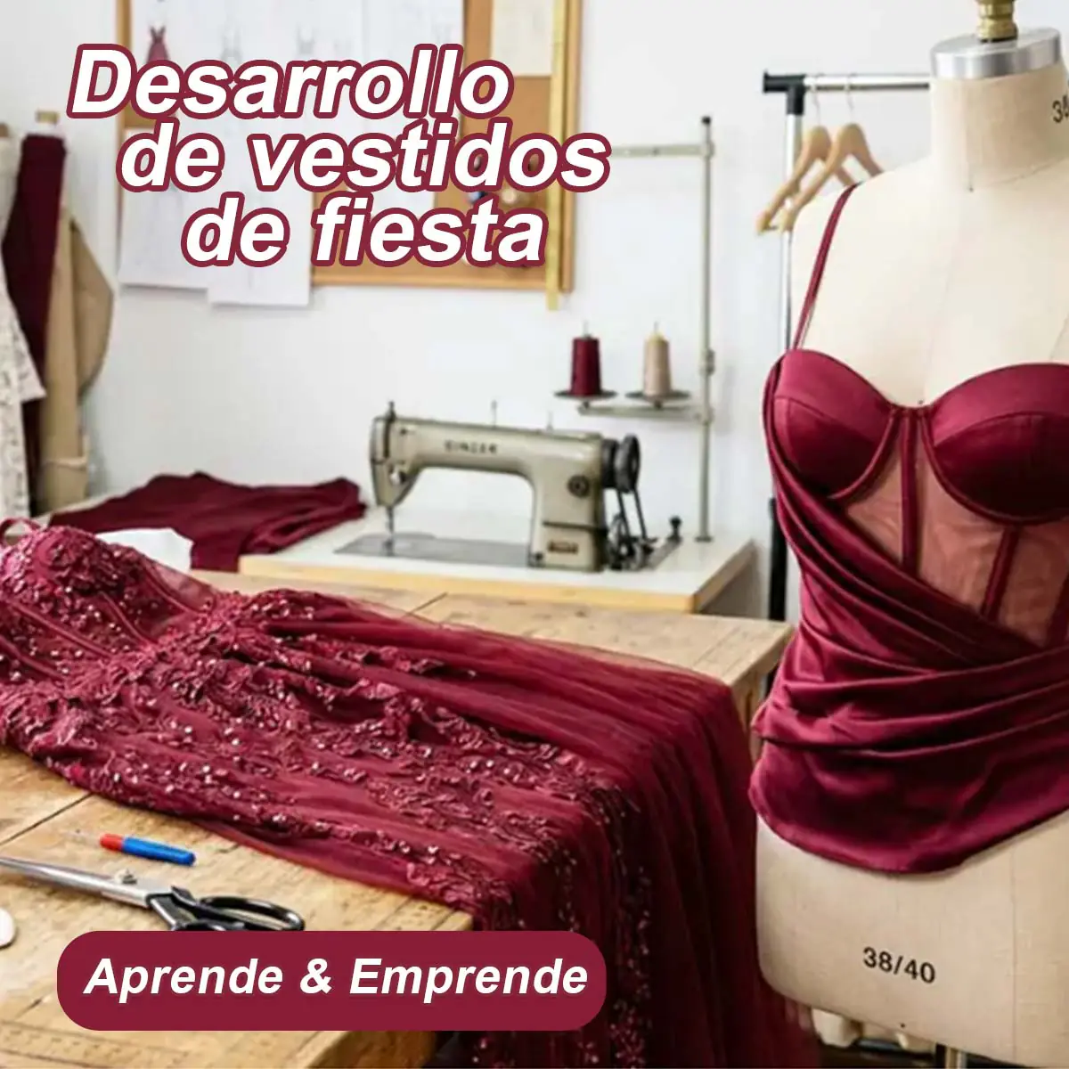 Aprende "Desarrollo de Vestidos de Fiesta"