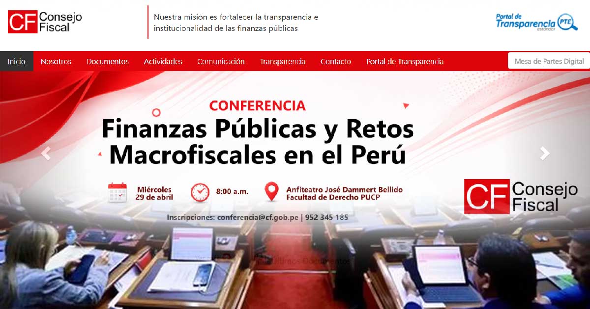 Consejo fiscal Perú: riesgo suma S/. 35000 millones