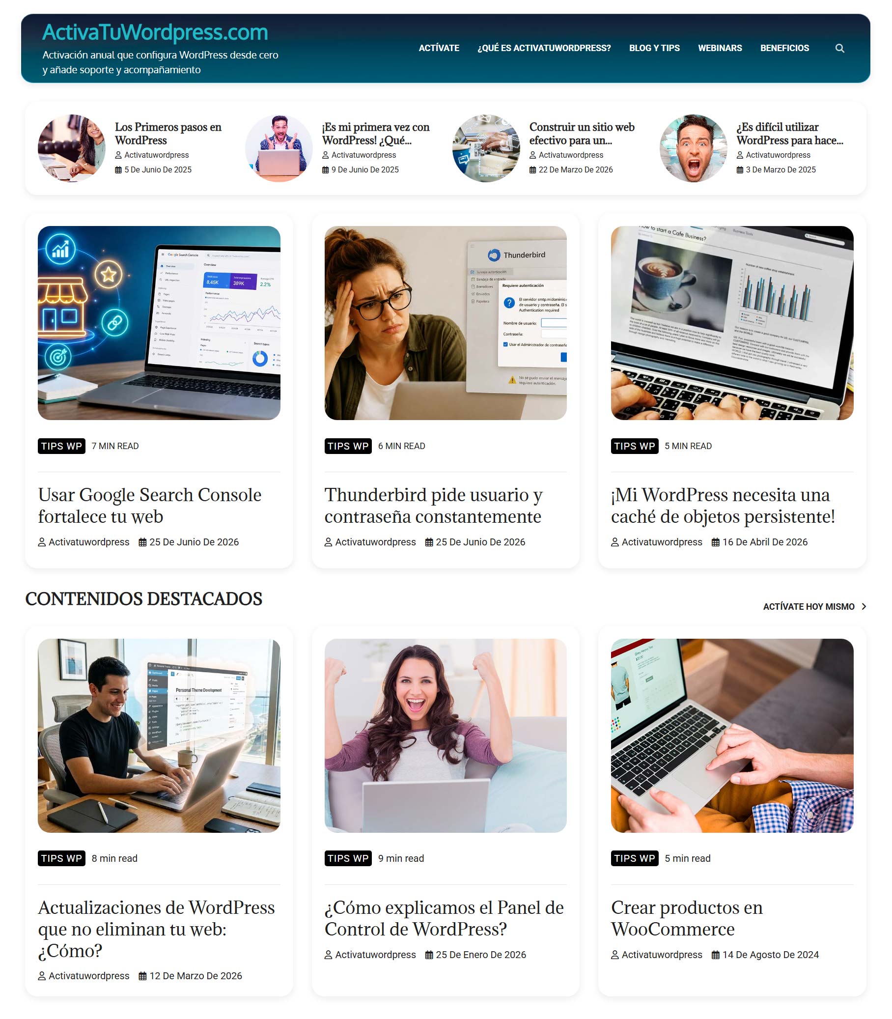 Activa tu WordPress y aprende a crear tu web 2 Ya podemos decir "Activa Tu Word Press" en lugar de "Quiero tener una web"